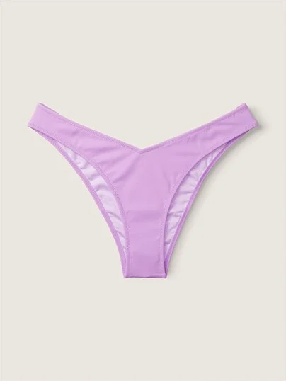 Pink V Model Mini Bikini Alti ön görünüm
