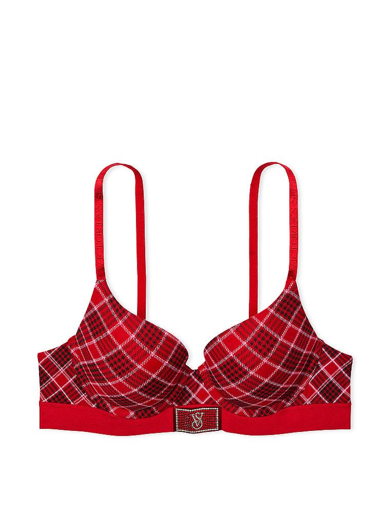 Işıltılı Logo Detayli Push Up Perfect Shape Sütyen arka görünümü