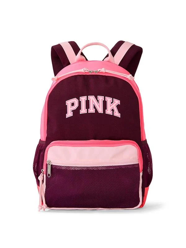 Pink Kanvas Sirt Çantası