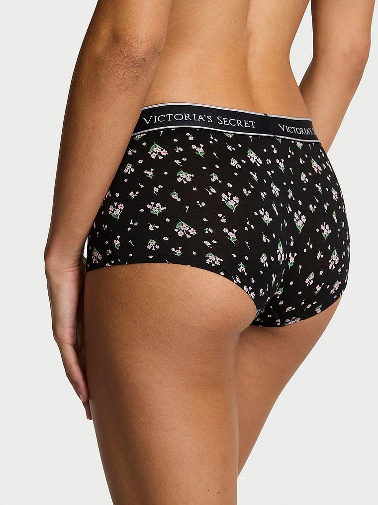 Logolu Pamuklu Boyshort Kulot arka görünümü
