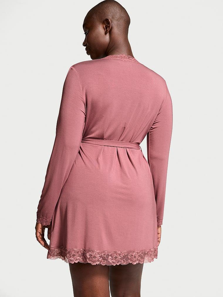 Modal Dantelli Sabahlık arka görünümü