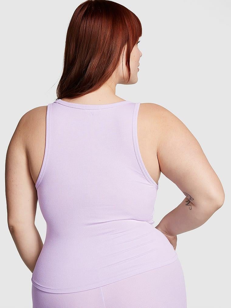 Pink Fitilli Modal Scoop Atlet arka görünüm