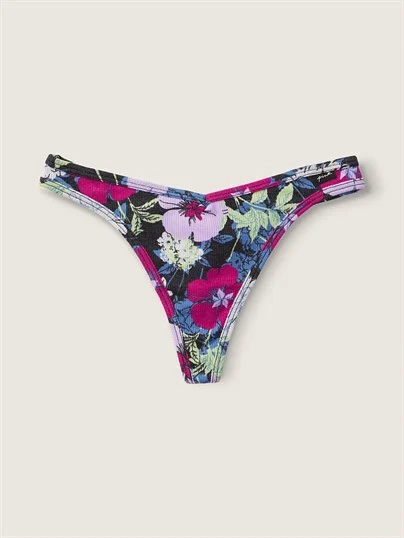 Pink Pamuklu Tanga Kulot ön görünüm