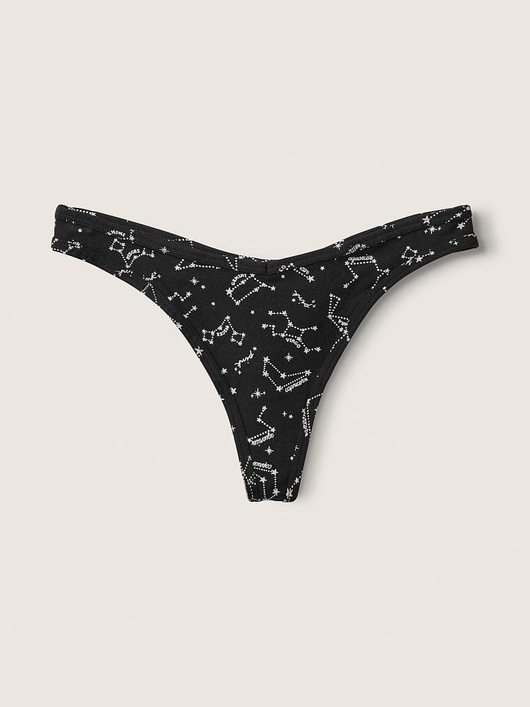 Pink Pamuklu Tanga Kulot arka görünümü