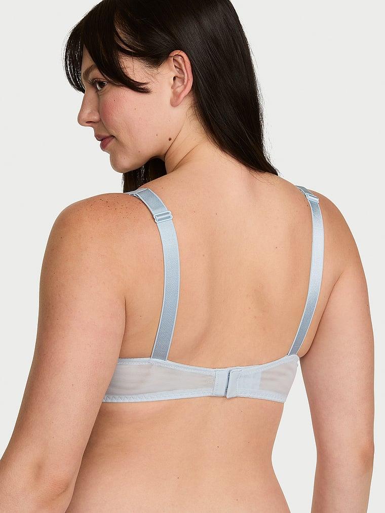 Işıltılı Askili Dantelli Push Up Sütyen arka görünümü