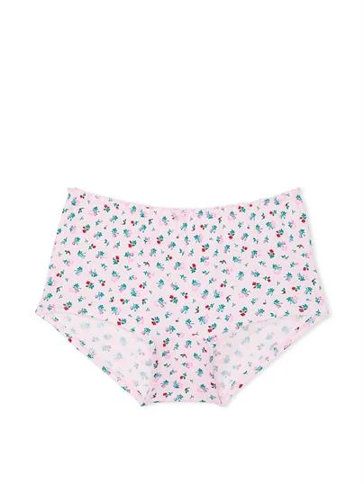 Pink Pamuklu Arkadan Baglamali Boyshort Kulot ön görünüm