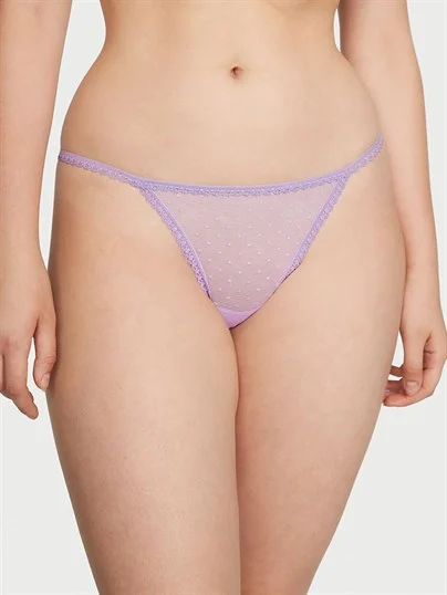 Transparan V String Kulot ön görünüm