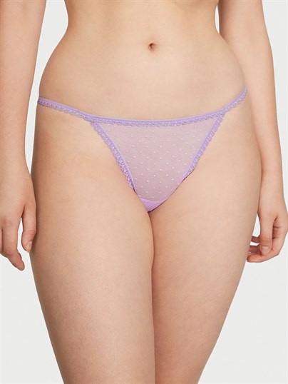 Transparan V String Kulot