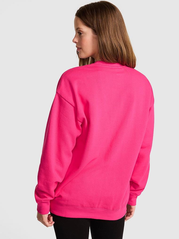 Pink Ivy Oversize Bisiklet Yaka Sweatshirt arka görünümü