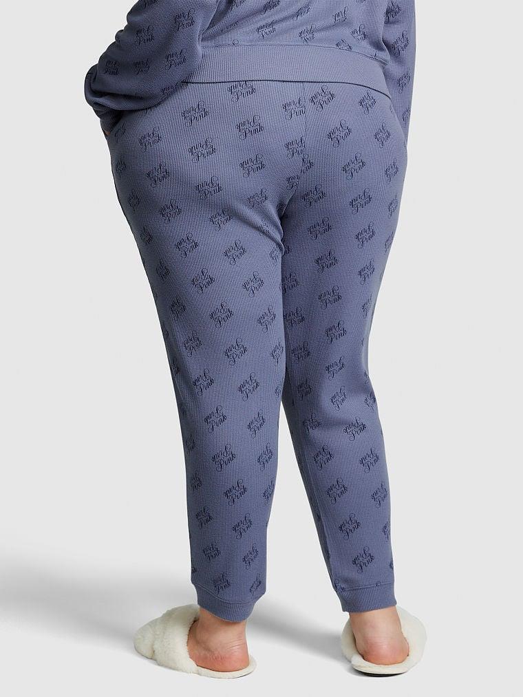 Pink Termal Jogger Pijama Alti arka görünümü