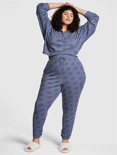 Pink Termal Jogger Pijama Alti