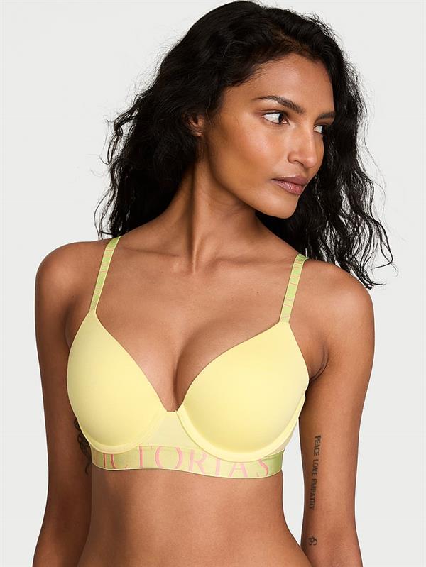 Perfect Shape Pamuklu Logo Detayli Push Up Sütyen