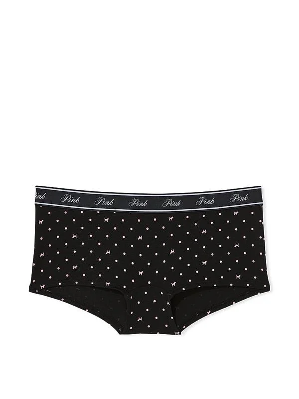 Pink Logolu Pamuklu Boyshort Kulot ön görünüm