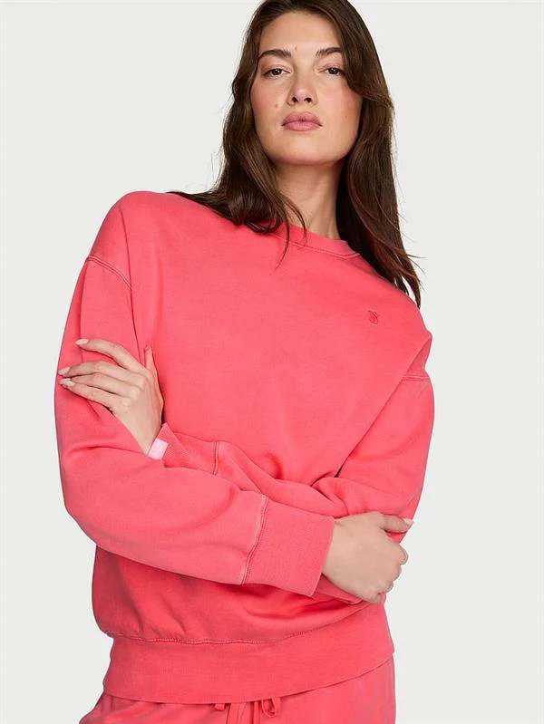 Effortless Yuvarlak Yaka Sweatshirt ön görünüm
