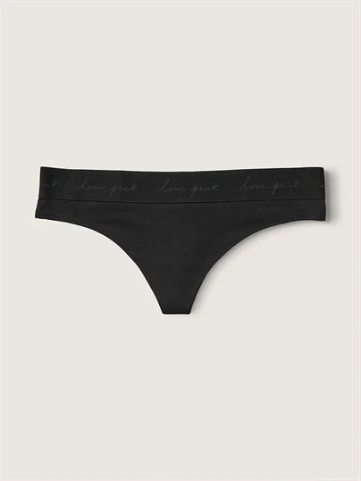 Victorias S Secret Pink Logolu Tanga