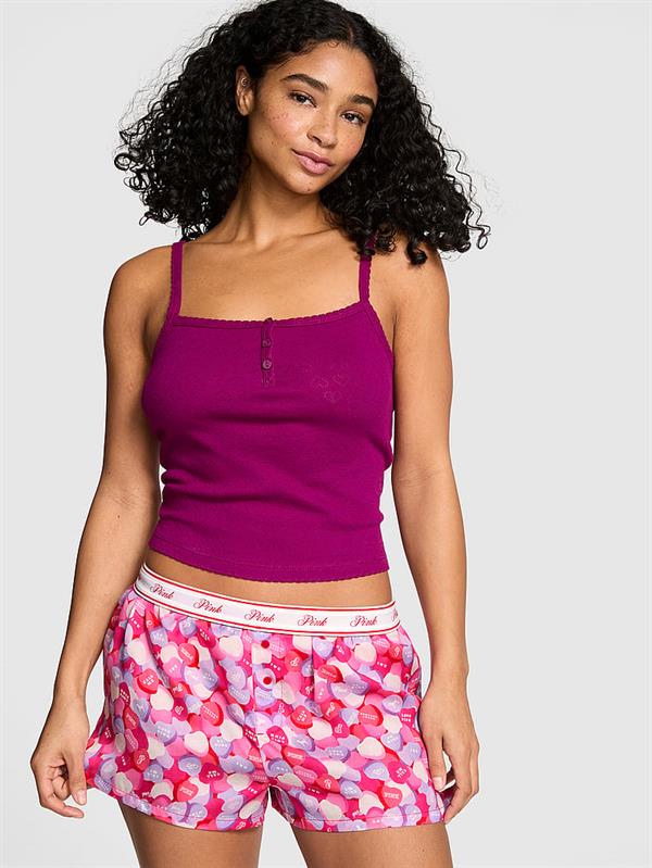 Pink Ipeksi Pijama Sortu
