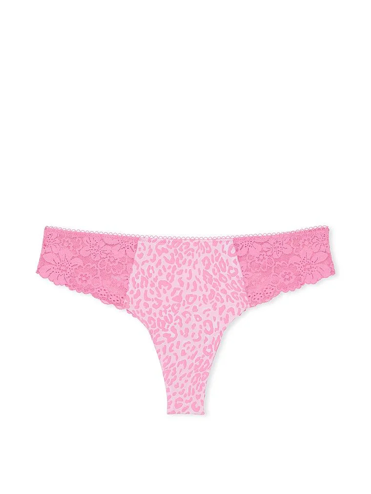 Pink Lazer Kesim Tanga arka görünüm