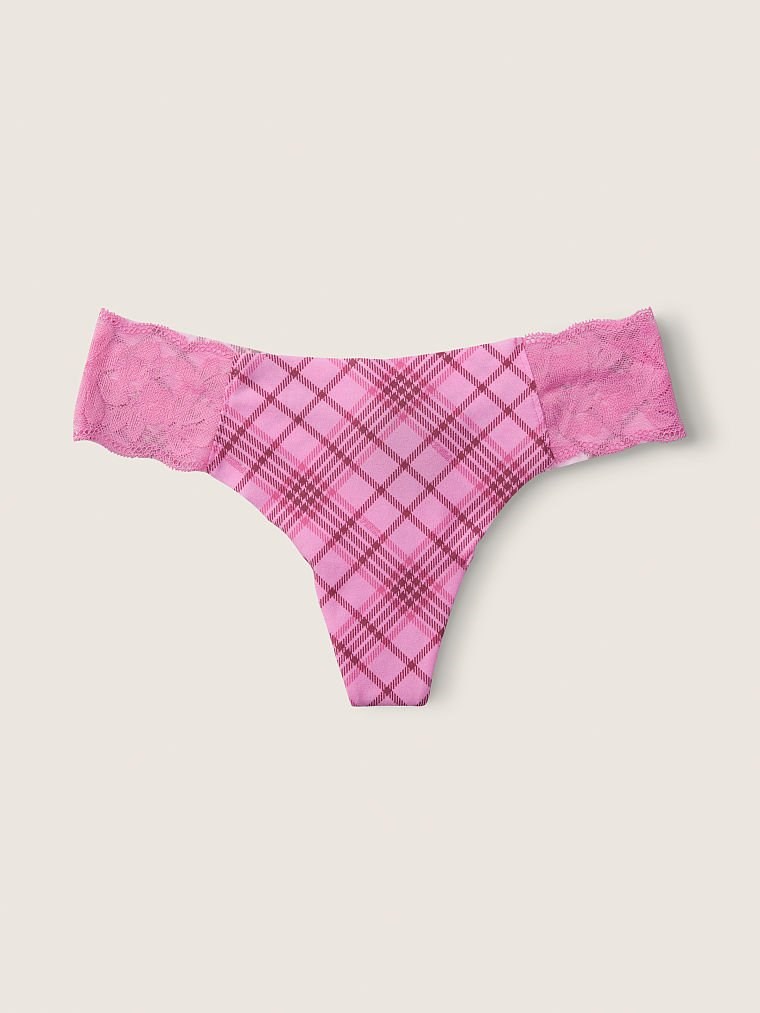 Pink Lazer Kesim Tanga Kulot arka görünümü