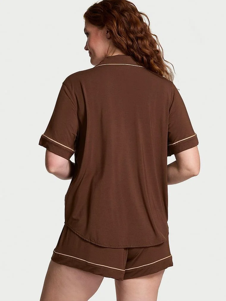 Modal Kısa Pijama Takimi arka görünüm
