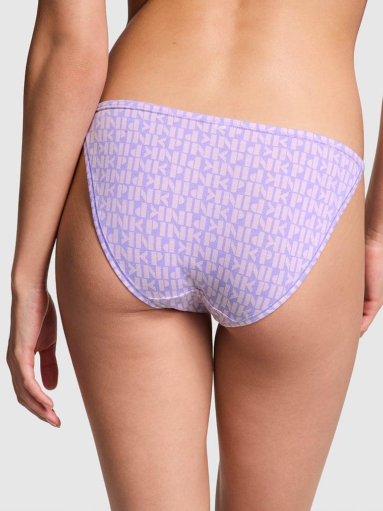 Pink Pamuklu Askili Bikini Kulot arka görünümü