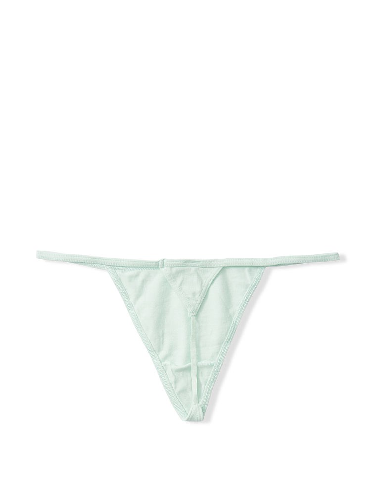 Victorias Secret Esnek Pamuk V String Kulot arka görünümü