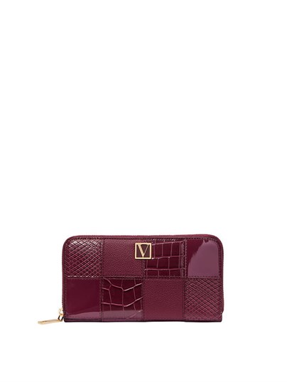The Victoria Bordeaux Patchwork Cuzdan VS26574246