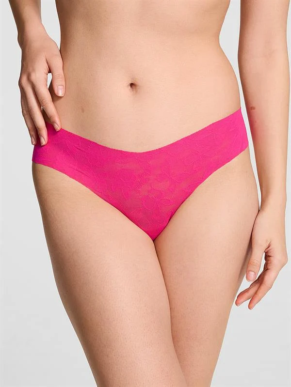 Pink Lazer Kesim Tanga ön görünüm
