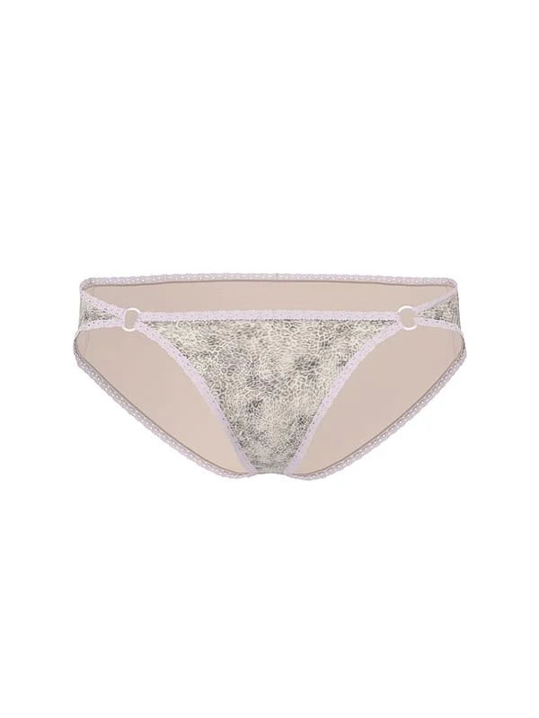Pink Dantel Detayli Pamuklu Cheeky Kulot