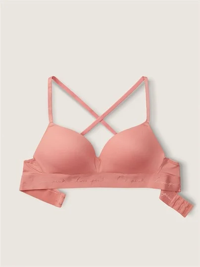 Pink Wear Everywhere Balensiz Push Up Sütyen ön görünüm