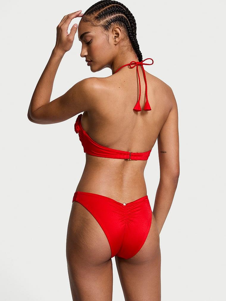 Cicek Detayli Brazilian Bikini Alti arka görünümü
