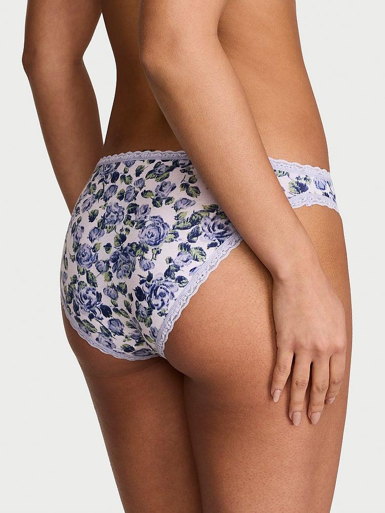 Dantelli Pamuklu Bikini Kulot arka görünümü