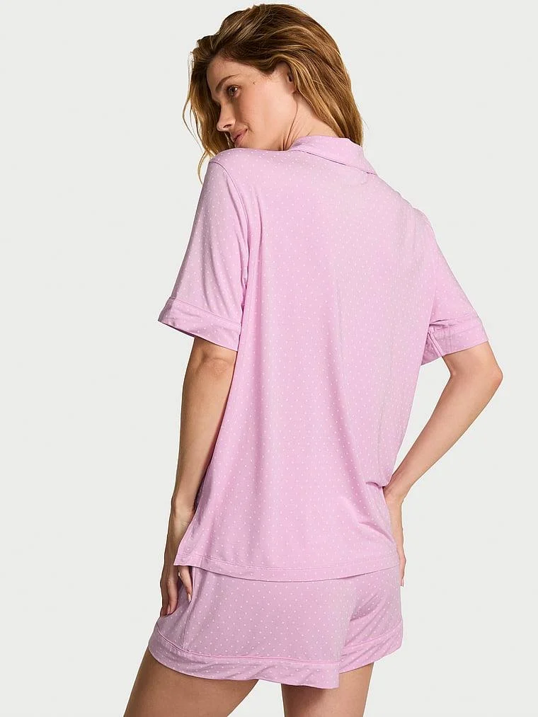 Modal Kısa Pijama Takimi arka görünüm