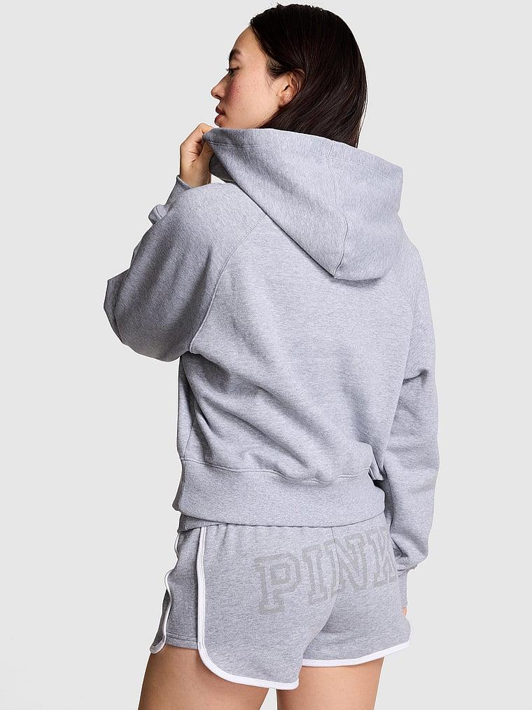 Pink Kampus Kapusonlu Sweatshirt arka görünümü