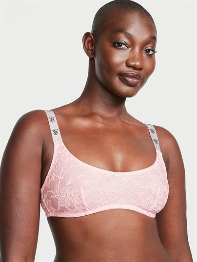 Işıltılı Askili Dantelli Scoop Bralet