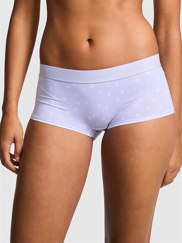 Pink Mikro Logolu Boyshort Kulot