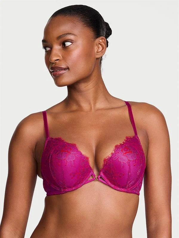 Bombshell Iki Beden Buyuk Gosteren Dantelli Push Up Sütyen