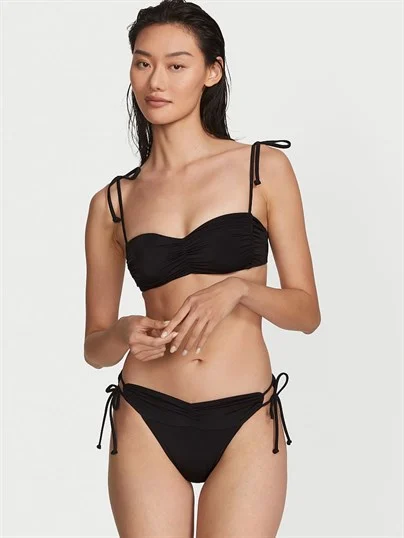 Buzgulu Işıltılı Bralette Bikini Ustu