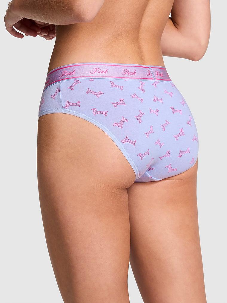 Pink Logolu Pamuklu Hiphugger Kulot arka görünümü