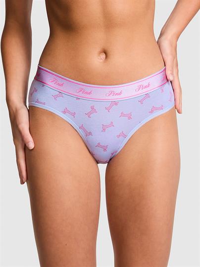 Pink Logolu Pamuklu Hiphugger Kulot