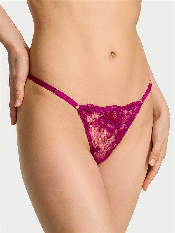 Dantelli Ayarlanabilir V String Kulot