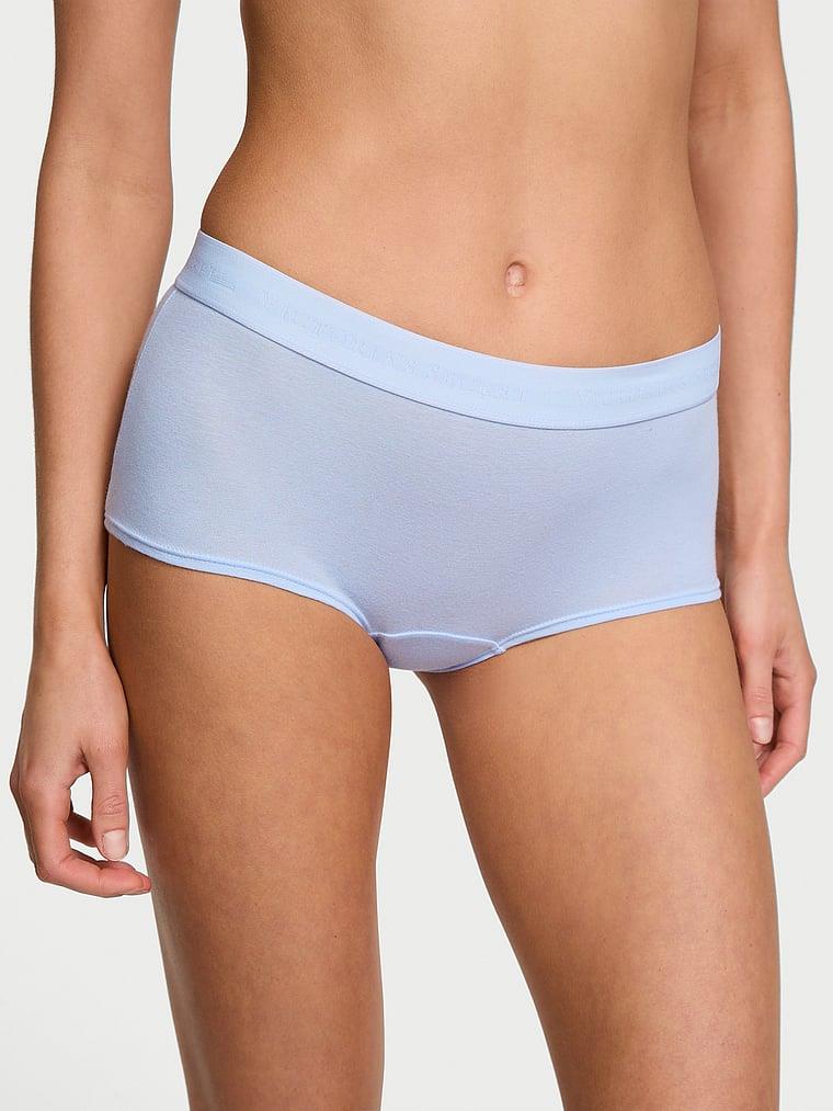 Logolu Pamuklu Boyshort Kulot arka görünümü