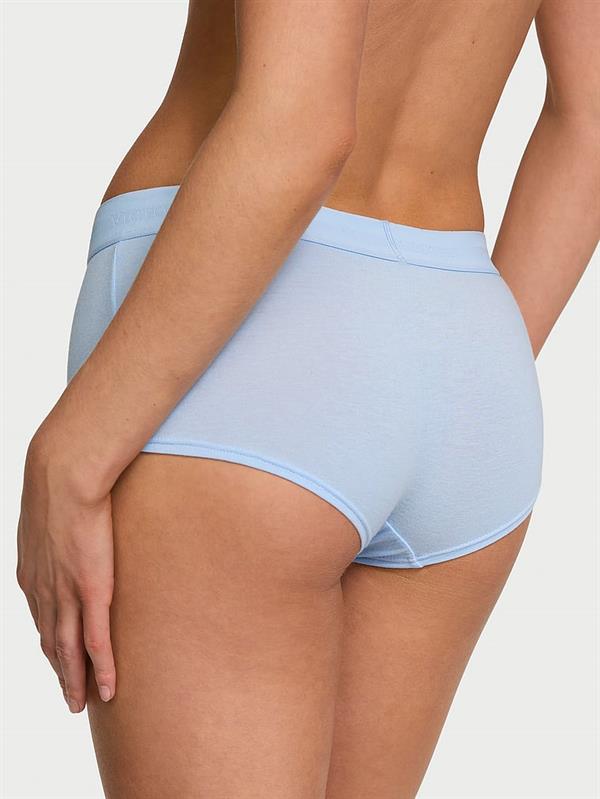 Logolu Pamuklu Boyshort Kulot