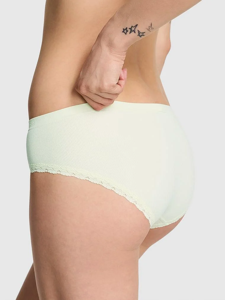 Pink Seamless Hiphugger Kulot arka görünüm