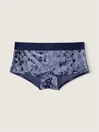 Pink Kadife Boyshort Kulot