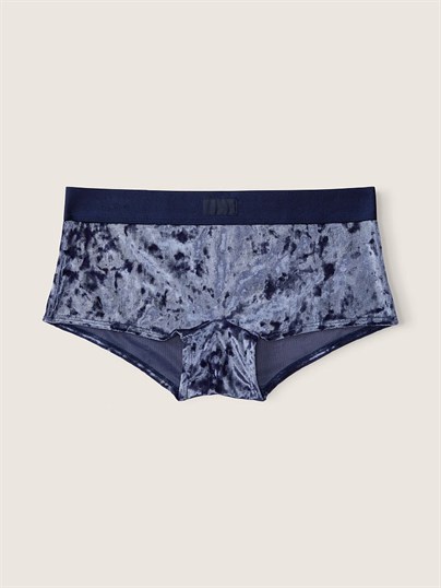 Pink Kadife Boyshort Kulot