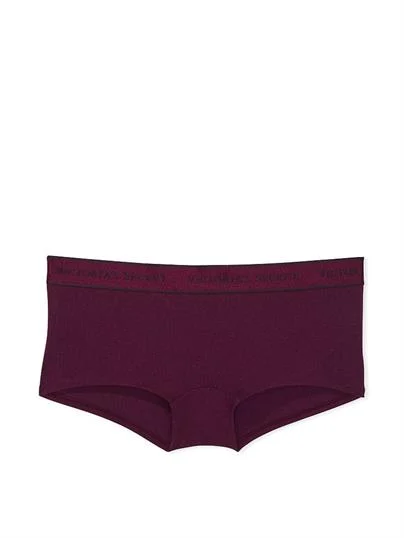 Logolu Pamuklu Boyshort Kulot ön görünüm