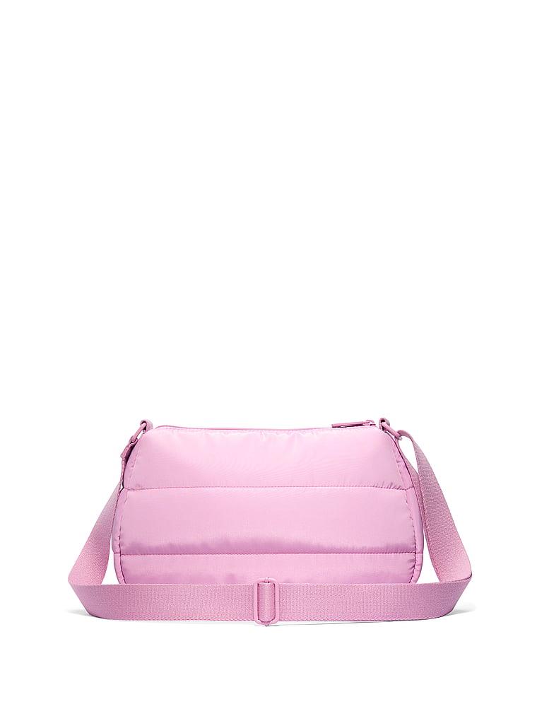 Pink Kapitone Sisme Çanta arka görünüm