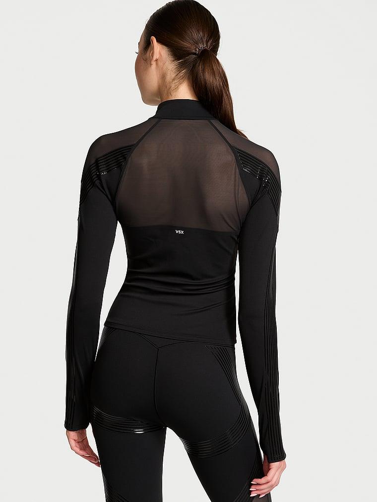Yeni Stil! Vsx Elevate Kontur Detayli Fermuarli Sweatshirt arka görünümü