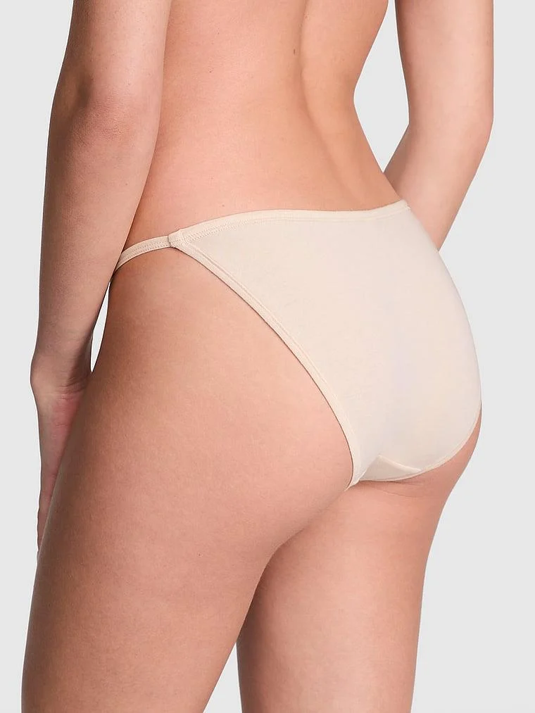 Pink Pamuklu Askili Bikini Kulot arka görünüm