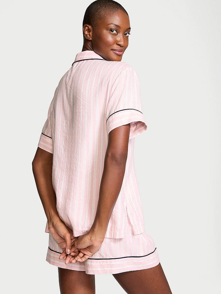Flannel Sortlu Pijama Takimi arka görünümü